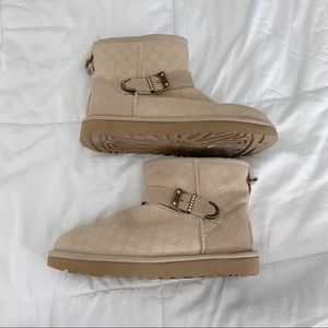 UGG boots booties with rhinestone details 7 new